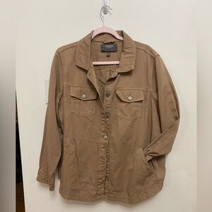 Torrid Tan Denim Shacket